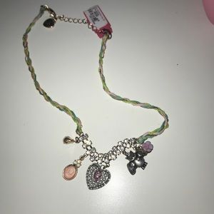 Betsey Johnson charmy necklace